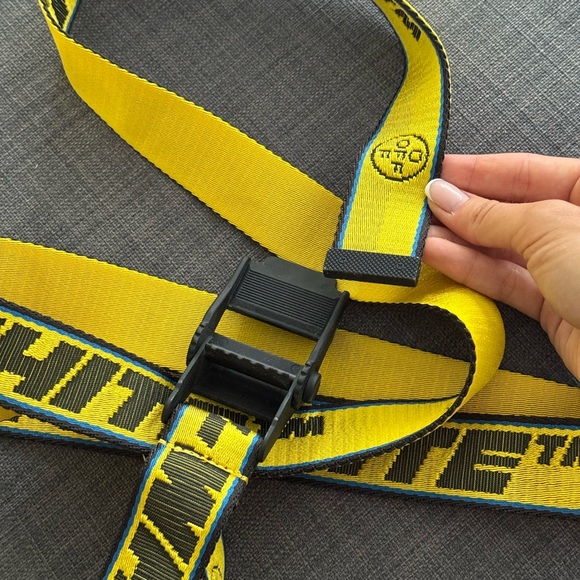 Off-White Yellow Industrial Belt - Picture 6 of 7